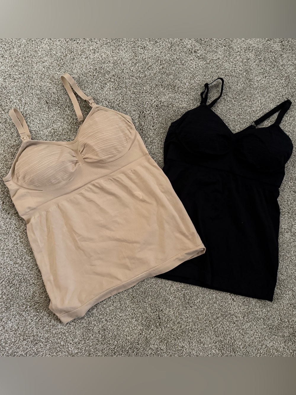 Kindred Bravely Nude & Black Nursing and Pumping Tank